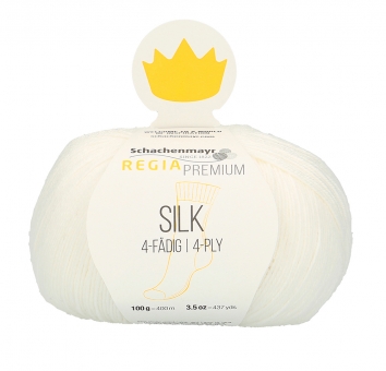 Regia Premium Silk 4-ply 01 weiß 