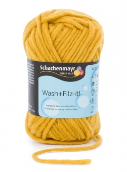 Wash+Filz-it! Filzwolle Schachenmayr 00043 mustard