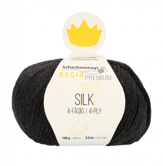 Regia Premium Silk 4-ply 98 anthrazit meliert