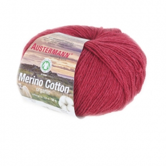 Merino Cotton Austermann 03 rot