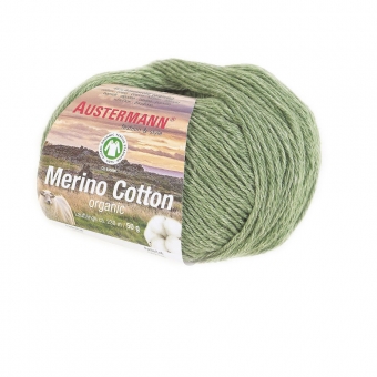 Merino Cotton Austermann 12 grün