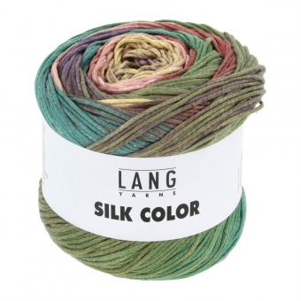 Silk Color Lang Yarns 06 Violett/Grün/Lachs