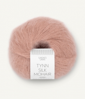 Tynn Silk Mohair Sandnes Garn 3511 Pudderrosa