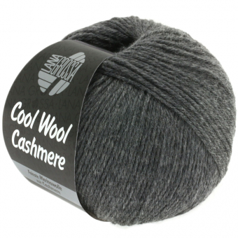 Cool Wool Cashmere Lana Grossa 14 anthrazit