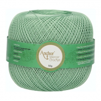 Anchor Mercer Crochet Stärke 40 206 Grün