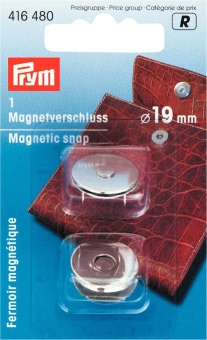 Magnet-Verschluss silberfarbig 