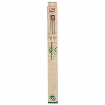 Jackenstricknadeln Bambus 33cm x 4,5mm