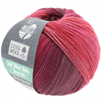 Cool Wool Baby Degrade Lana Grossa 507 Beere/Antikviolett/Himbeer