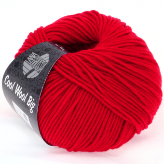 Cool Wool Big Uni Lana Grossa 648 karminrot