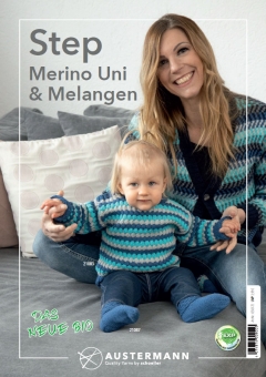 Anleitungsheft Step Merino Uni & Melangen 