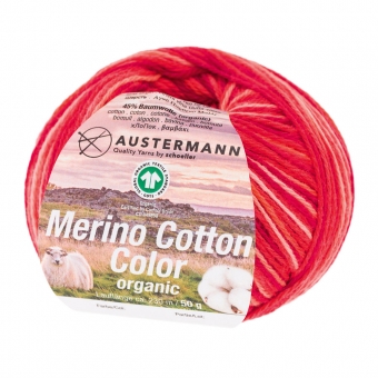 Merino Cotton Color Austermann 102 gerbera