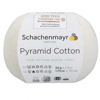 Pyramid Cotton Schachenmayr 01 WEISS