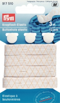 Knopfloch-Elastic mit 3 Knöpfen 