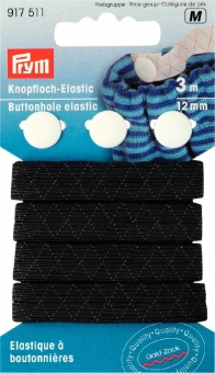 Knopfloch-Elastic mit 3 Knöpfen 