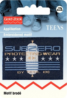 Applikation Jeanslabel Subzero Protectingwear 
