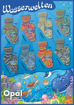 Opal Wasserwelten Sockenwolle 4-fädig 