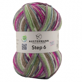 Step 6-ply Color 150g Austermann 605 waldbeere