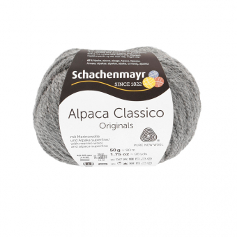 Alpaca Classico Schachenmayr 00094 kiesel mel.
