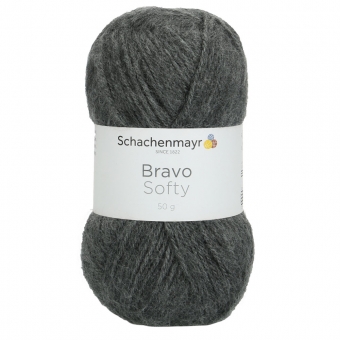 Bravo Softy Schachenmayr 08319 Mittelgrau mel.