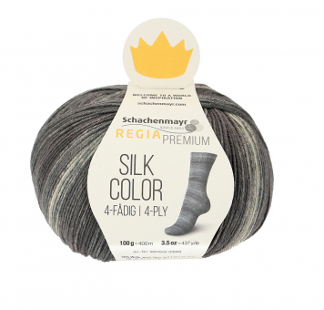 Regia Premium Silk Color 4-ply 99 BLACK COLOR