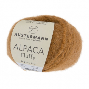 Alpaca Fluffy Austermann 18 camel