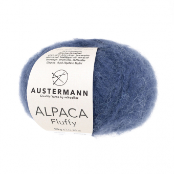 Alpaca Fluffy Austermann 04 blau
