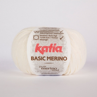 Basic Merino von Katia 01 Weiß