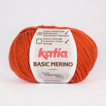 Basic Merino von Katia 20 Tieforange