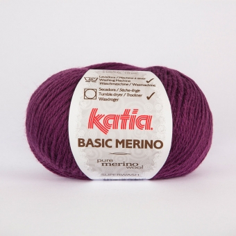 Basic Merino von Katia 28 Dunkellila