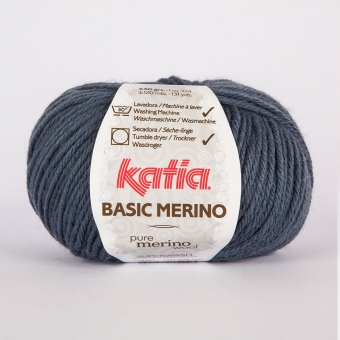 Basic Merino von Katia 32 Graublau