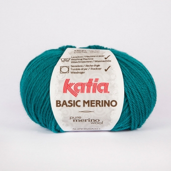 Basic Merino von Katia 39 Grünblau