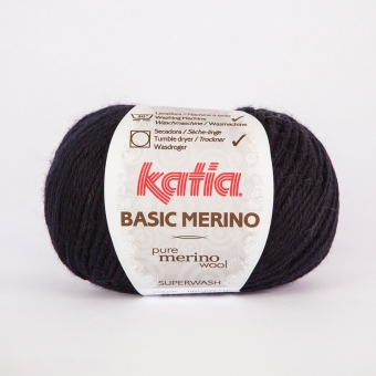 Basic Merino von Katia 05 Sehr dunkelblau