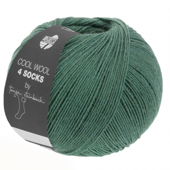Cool Wool 4 Socks Lana Grossa 7702 Graugrün 