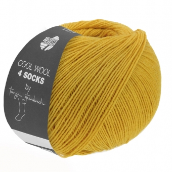 Cool Wool 4 Socks Lana Grossa 7713 Goldgelb 