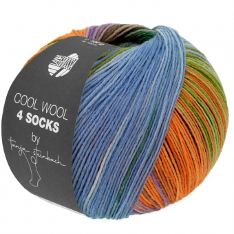 Cool Wool 4 Socks Print II Lana Grossa 