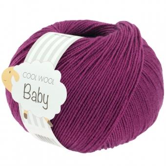Cool Wool Baby 50g Lana Grossa 296 Rotviolett