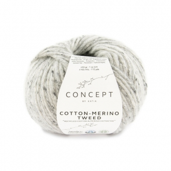 Cotton Merino Tweed Katia Concept 506 Grau