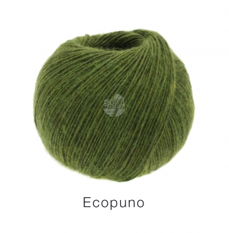 Ecopuno Lana Grossa 54 dunkles Olivgrün