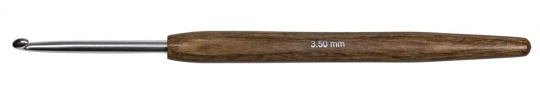 Häkelnadel Alu mit Holzgriff Design-Holz Signal Lana Grossa 3,5 mm