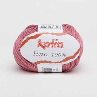 Lino 100% von Katia 30 Rosé