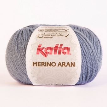 Merino Aran von Katia 100g-Knäuel 59 Hellblau