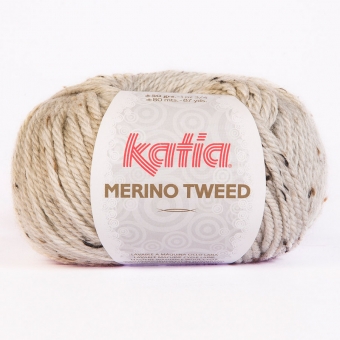 Merino Tweed Wolle von Katia 300 Naturweiß