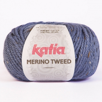 Merino Tweed Wolle von Katia 306 Hellblau