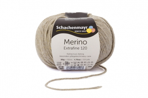 Merino Extrafine 120 Schachenmayr 00106 beige meliert
