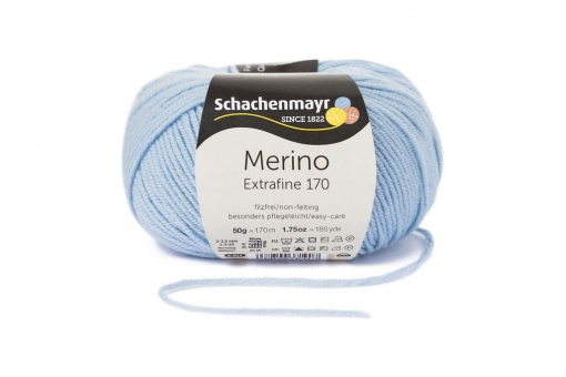 Merino Extrafine 170 Schachenmayr 00052 hellblau