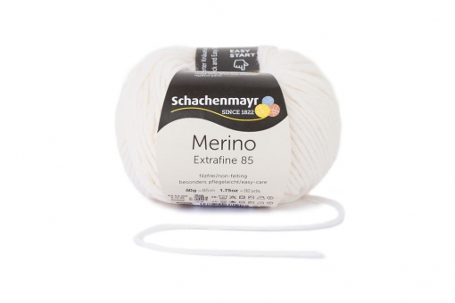 Merino Extrafine 85 Schachenmayr 00201 weiß