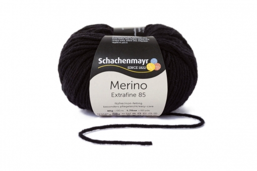 Merino Extrafine 85 Schachenmayr 00299 schwarz