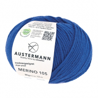 Merino 105 Austermann 360 electric blue