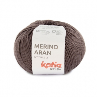 Merino Aran von Katia 100g-Knäuel %%% - 94 Aubergine
