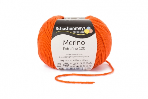 Merino Extrafine 120 Schachenmayr 00125 orange